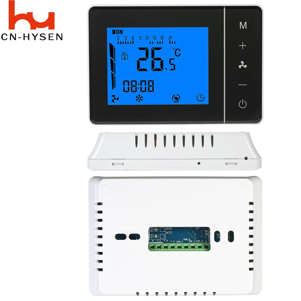 Термостат для охлаждения/отопления с ИК-пультом дистанционного управления вентилятором регулируемого домашнего