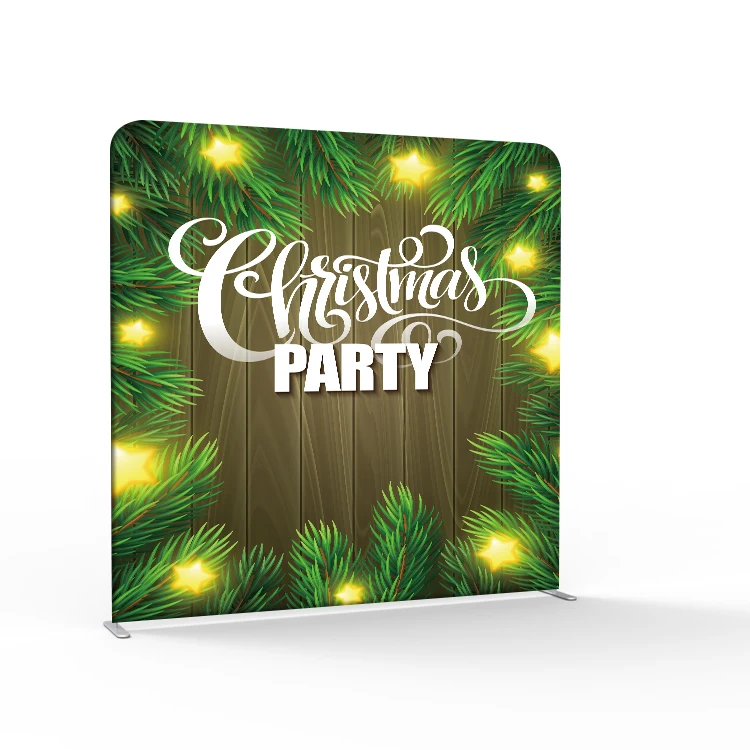 8ft straight tension fabric display photo booth backdrop pillow case