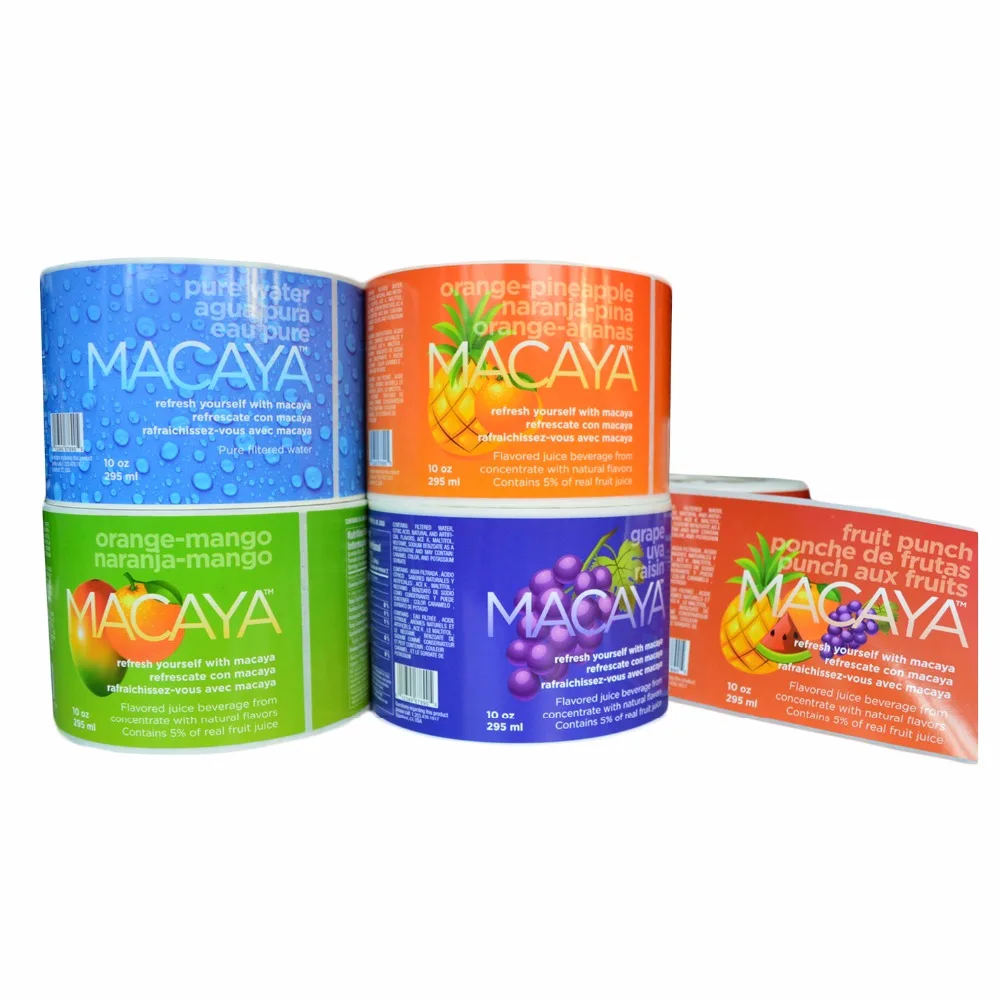 Factory price bright color honey jar label,gloss honey bottle labels