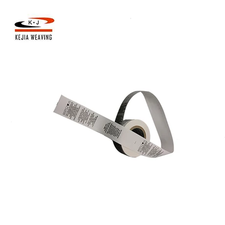Customized Personalized Printed Branded Logo Branded Satin Label Ribbon Branding Printing with Company Logo