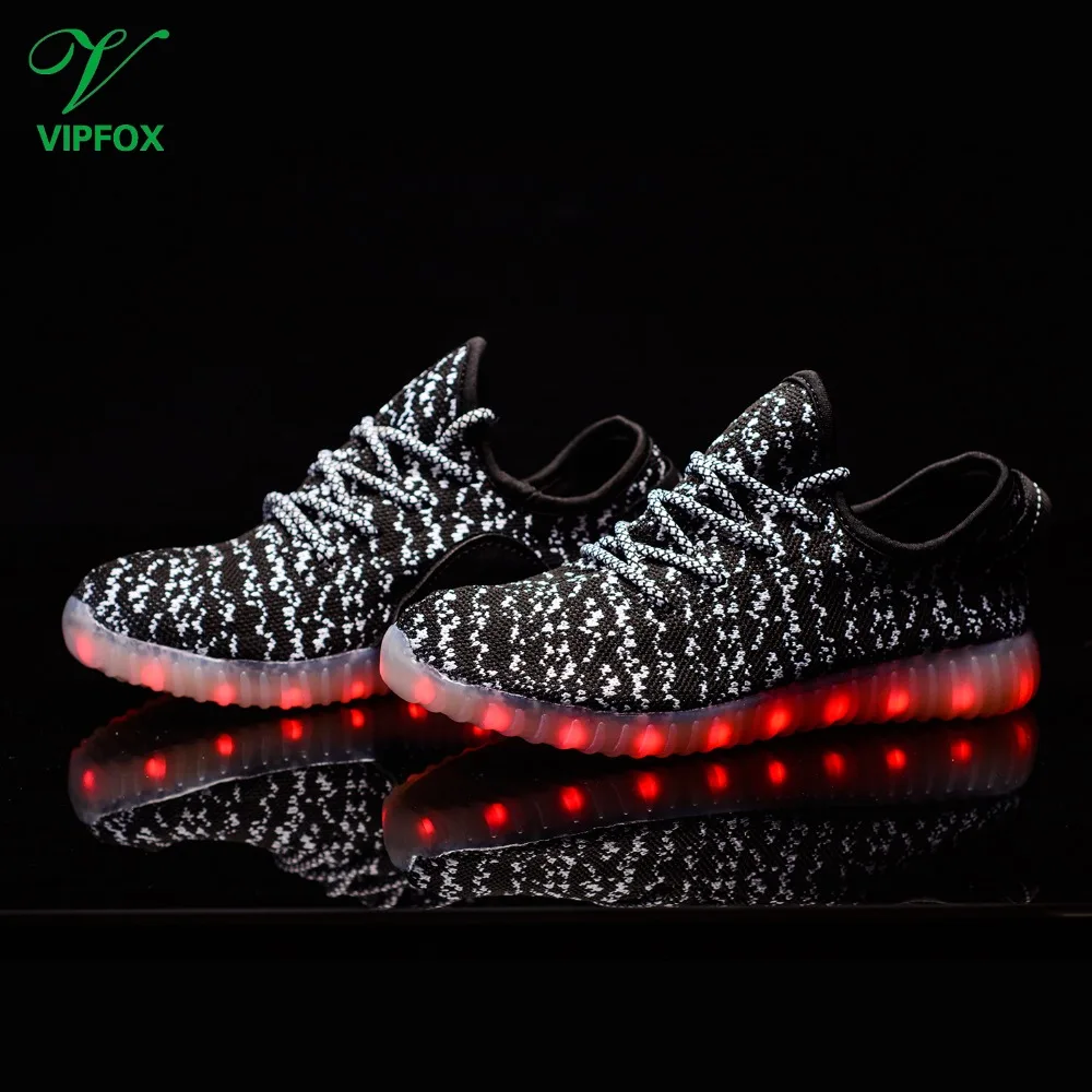 
VIPFOX Wholesale Top Quality Children Led Light mens Shoes Led Shoes For men 