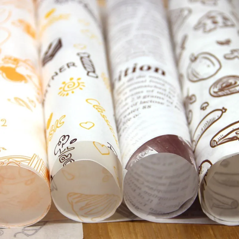 Вощеная бумага для упаковки шоколада, вощеная крафт-бумага, рулон крафт-бумаги для пищевых продуктов