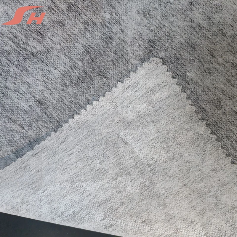 
Factory price polyester waterproof fabric fusible nonwoven interlining 