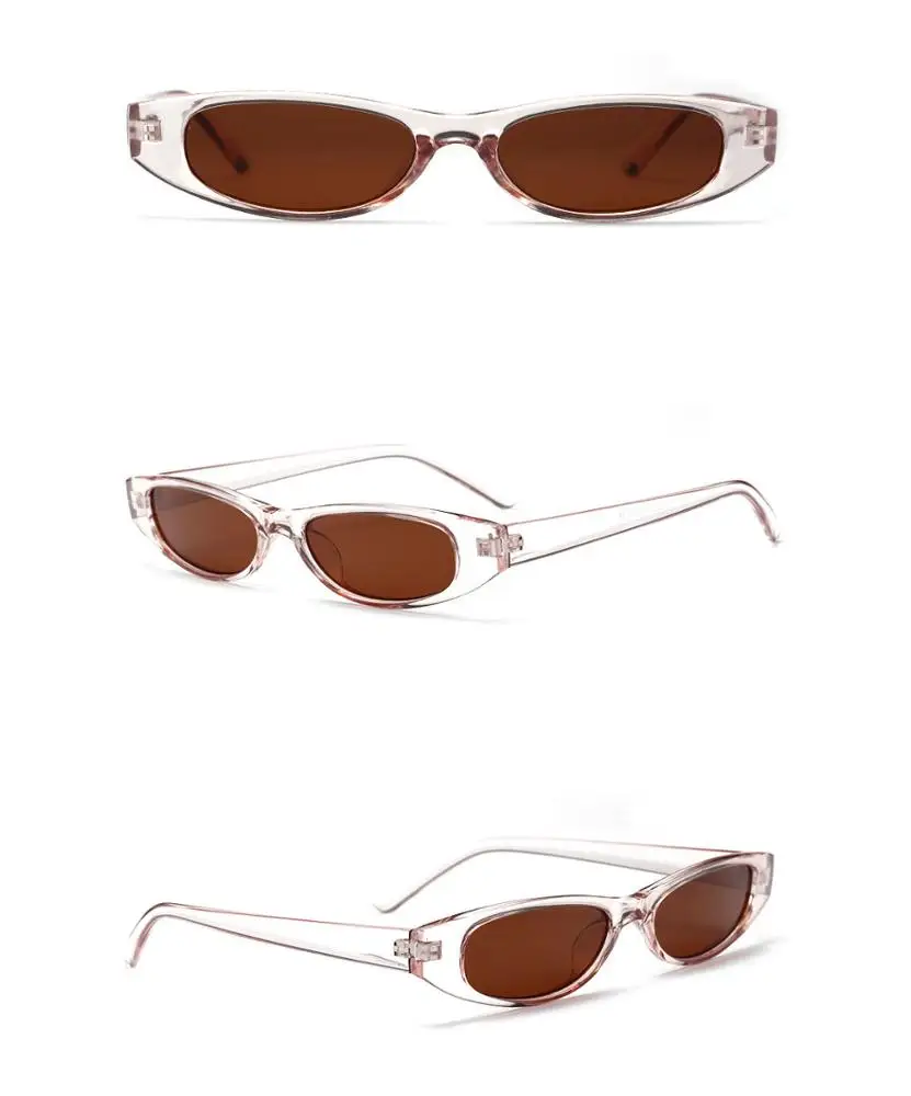 MG81306 popular good quality transparent small frame sunglasses glasses