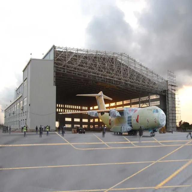 High quality steel structure portable aircraft hangar
