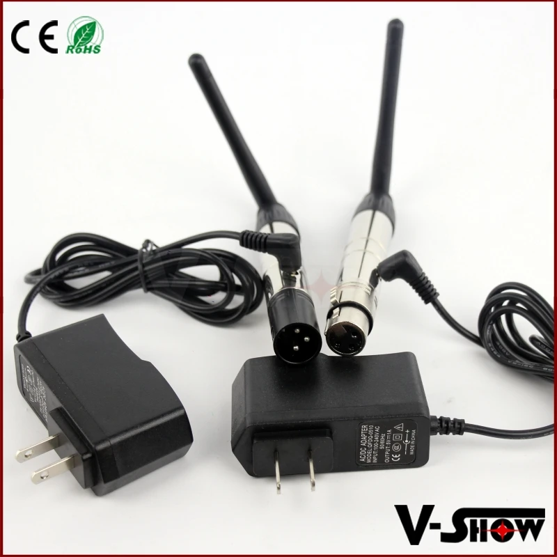 VSHOW WD001 беспроводной DMX XLR приемник передатчик 2 4g