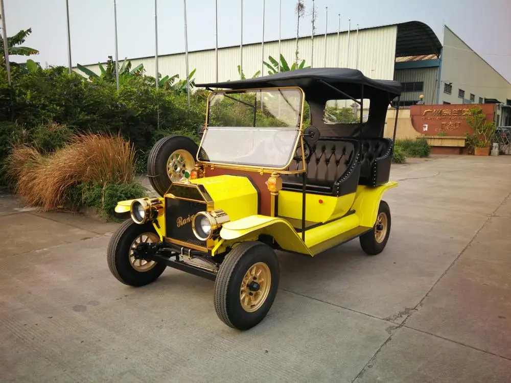 Китайская электрическая тележка для гольфа ручной работы для 5 пассажиров