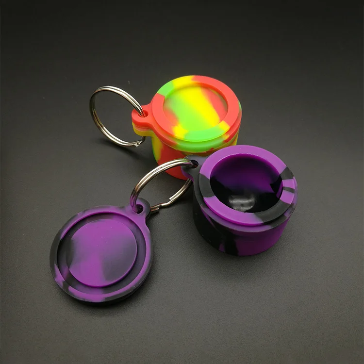 Бесплатная доставка, круглые силиконовые контейнеры, банки, контейнеры для воска, сухой травы для восковых масляных шариков, силиконовый контейнер