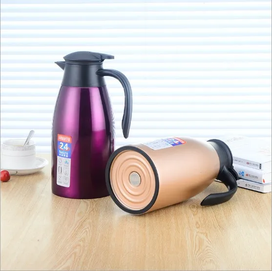 Hot Selling 68 Oz 2L Stainless Steel Thermal Carafe / Double Wall Vacuum Thermos Coffee Kettel Jug
