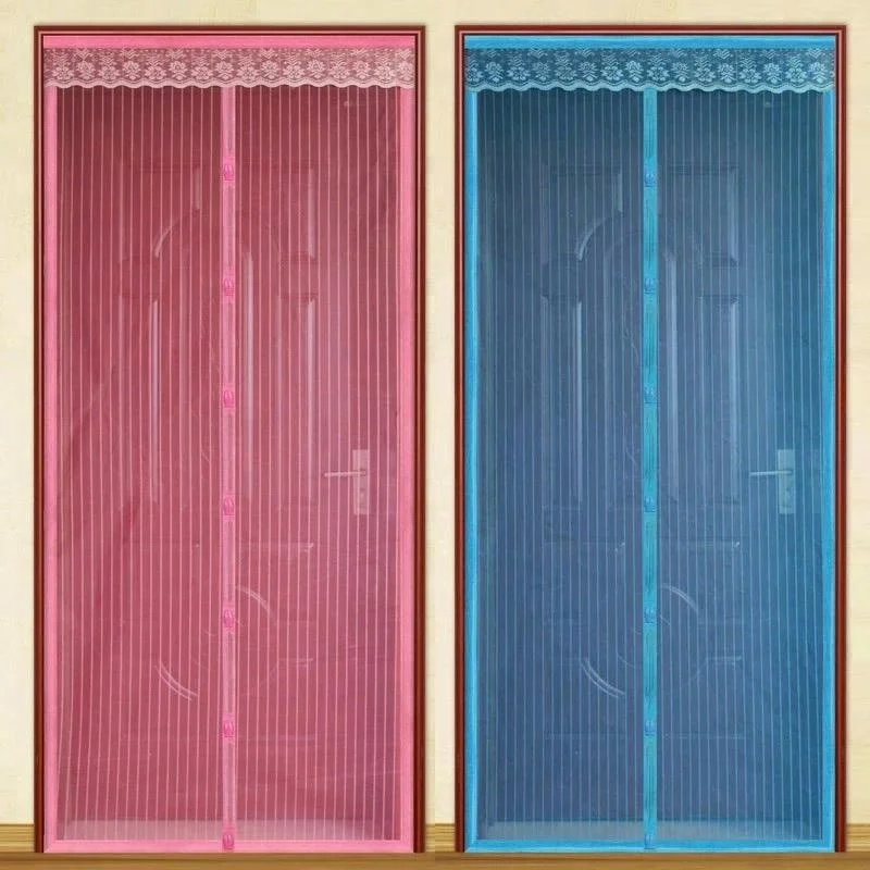 Magnetic mosquito net stand door cover strip magnetic diy door screen curtain