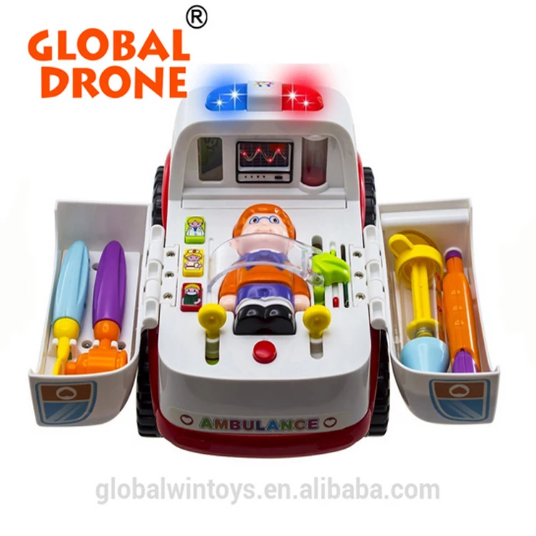HUILE 836 doctor ambulance educational kid toy early learning whole kit funny brinquedos best gift for kids