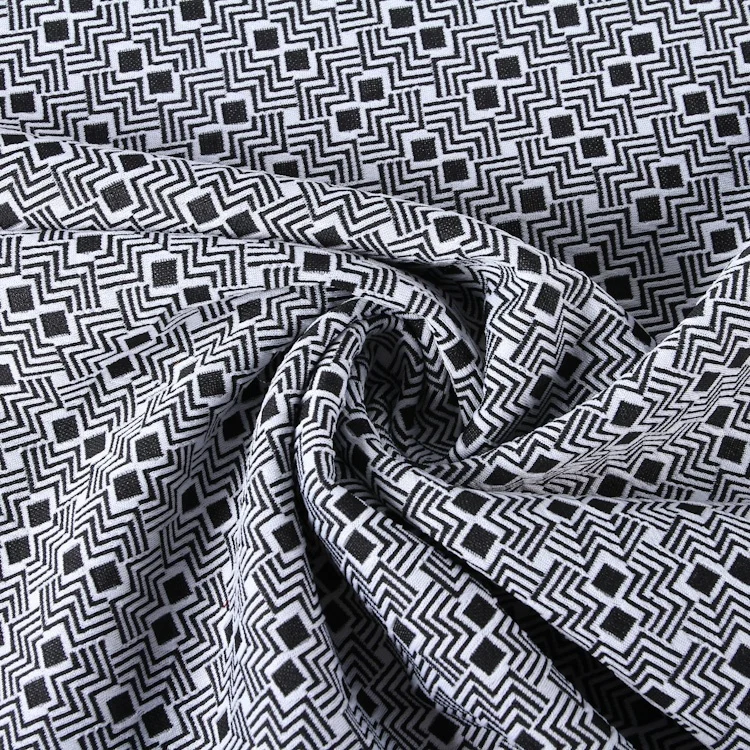 
2019 spandex jacquard fabrics material cheap polyester fabric rolls textile 