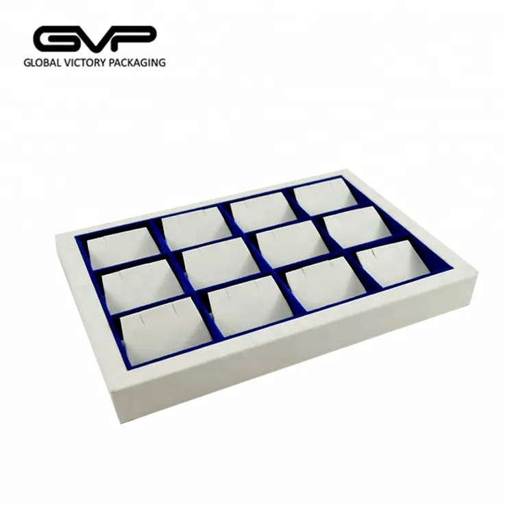 Direct factory wholesale OEM pu spectacle jewelry ring earrings display tray