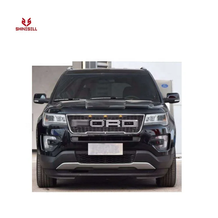 Car Parts Front Grille With LED For Ford Explorer body China factory wholesale 2016-2018