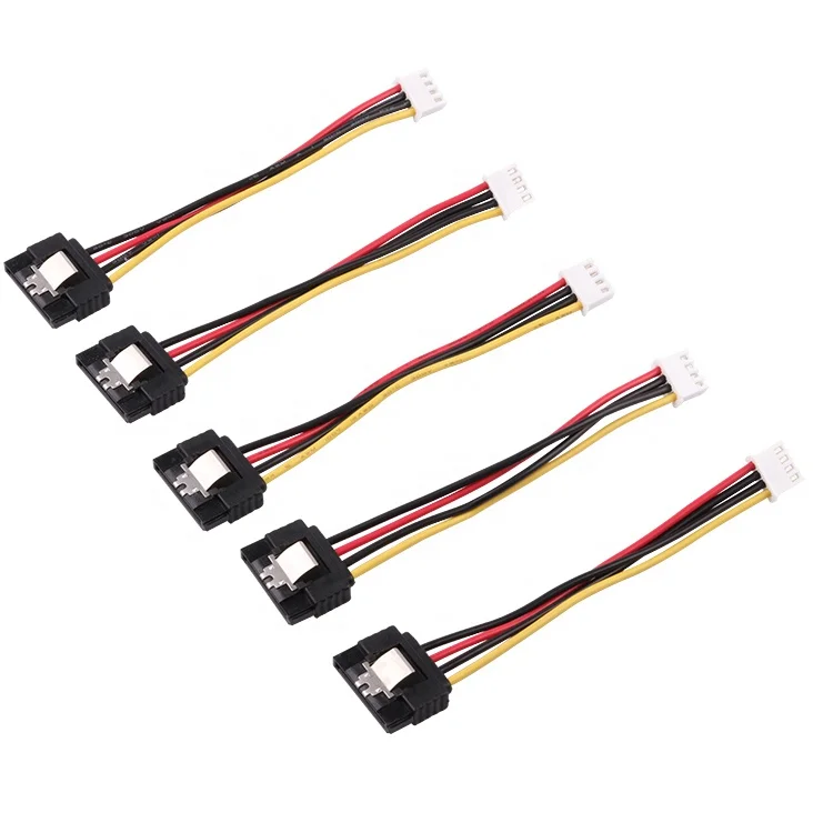 Factory wholesale SATA power 15P SATA to 4 Pin Molex Power Cable for HDD hard drive
