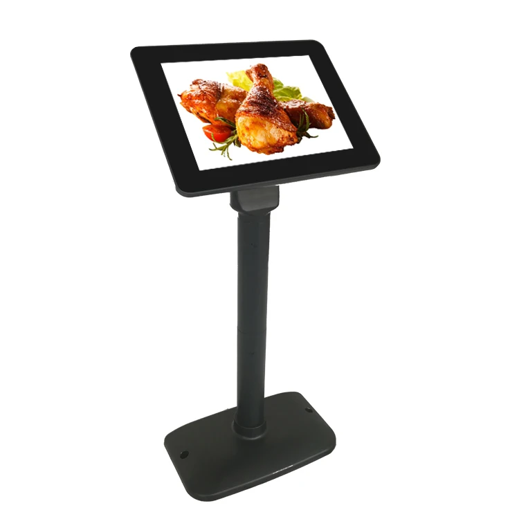 VFD POS  Customer Display 8 Inch Pole Display 800*600 High Brightness Monitor USB Port