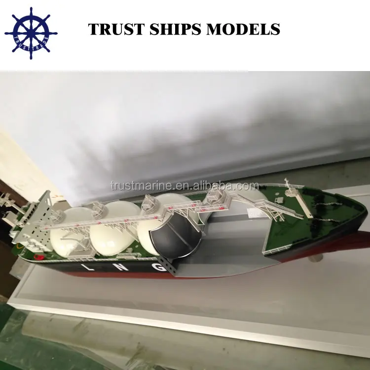 Handmade Miniature Scale LNG Ship Models