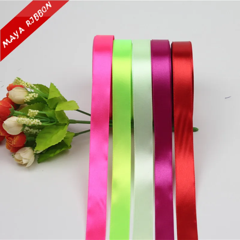 7/8 to 3 inch 100%polyester double face satin ribbon