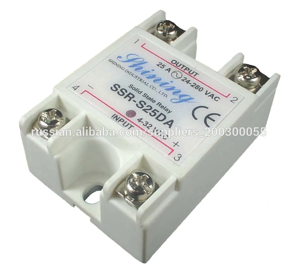 SSR-S25DA Постоянного Тока В Переменный Однофазный ССР
