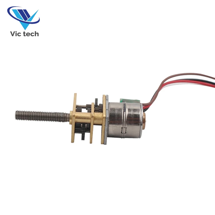 10mm dia10 mini gear motor 5V micro geared steppr motor 2 phase stepper motor and gearbox