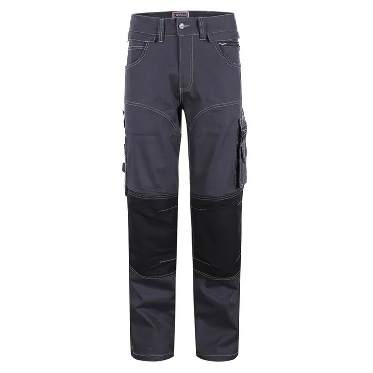 6 pocket nylon reflective waterproof pain black cotton loose mens cargo pants with side pockets