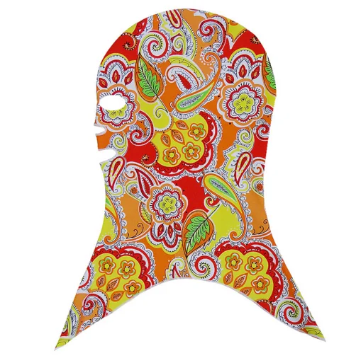 
SBART Men Women Summer Sun Protection Facekini Lycra Swimming Caps Anti-UV Jellyfish Nylon Head Mask Ear Long Hair Diving Hats I 