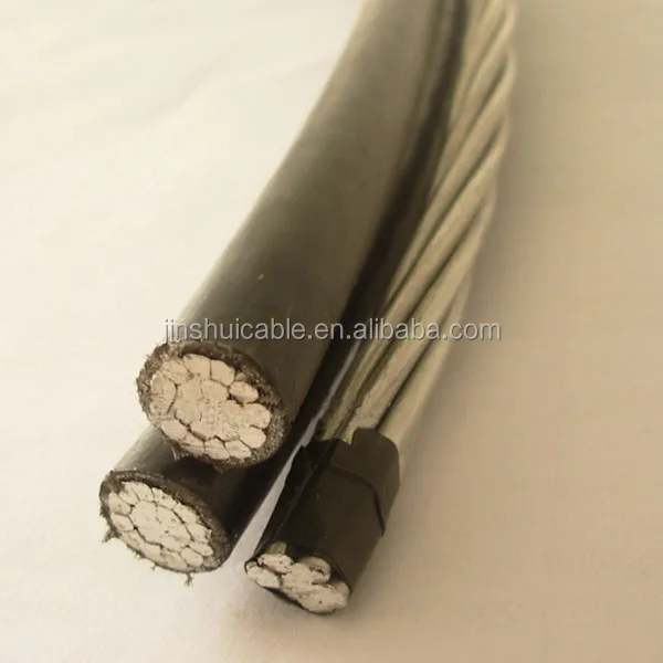 Aluminum/XLPE Triplex Service Drop Wire 4AWG