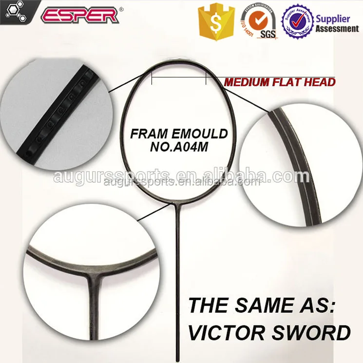 Форма ракетки A04M с высоким модулем, графитовая ракетка для бадминтона