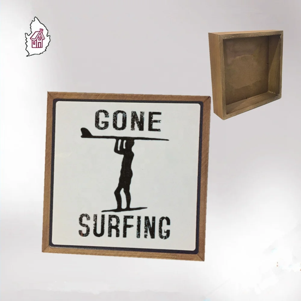 10x4 Rustic Custom wooden wall box sign