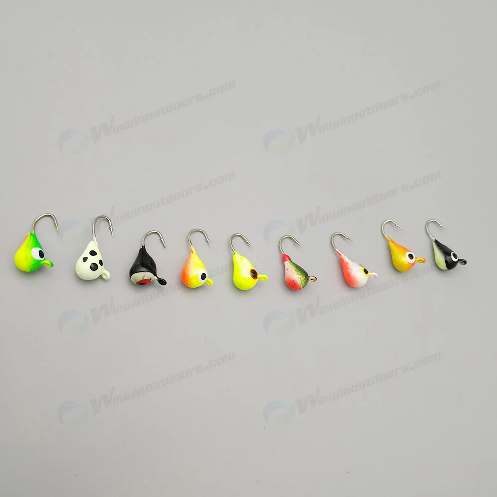 All colors  customized tungsten micro jig,  ice fishing lures