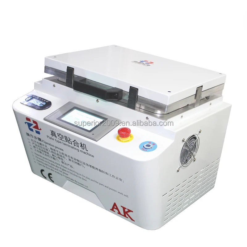Original factory HZ vacuum laminating machine for lcd refurbish 4in1 oca glass lcd laminator with debubble repair machine