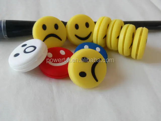 Tennis dampeners yellow dampeners sad face crying face shock absorber promotional price