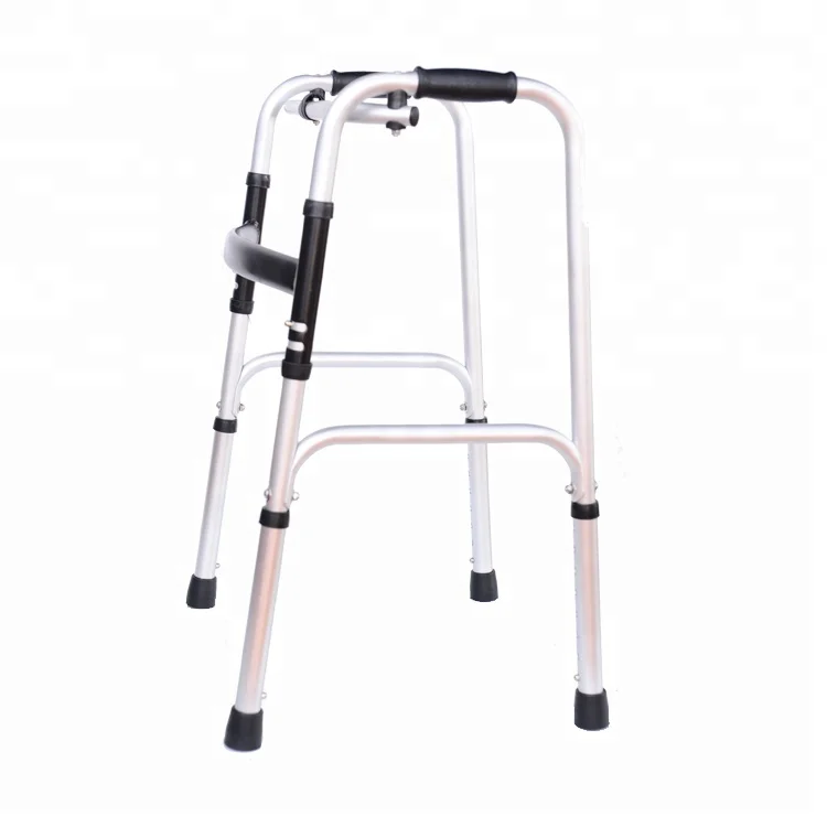 Updated Convenient Durable Foldable Walkers with Seat for Old or Disabled People