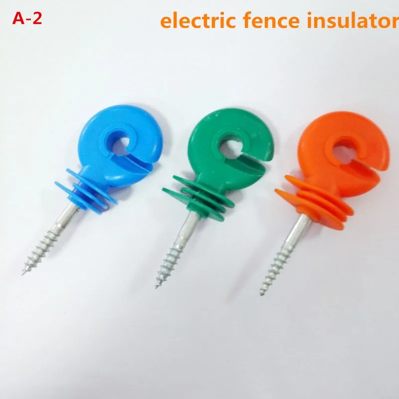 Fence Insulator Timber Wood Post Screw For Livestock Electric Fencing