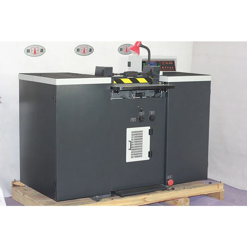 420mm Width PLC Band Knife Leather PU PVC Splitting Machine BD-420W