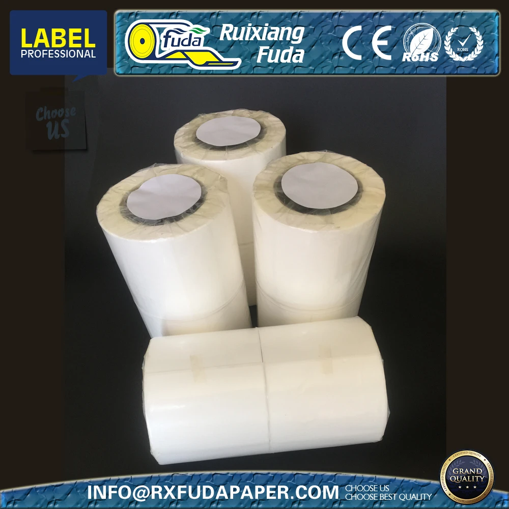 Белый глянцевый полиструйный рулон этикеток для цветного принтера VP700, 3x3 дюйма, 425 этикеток/рулон