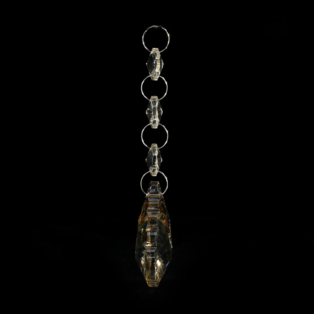 
Glass lamp bead garland curtain crystal drop pendant for chandelier 