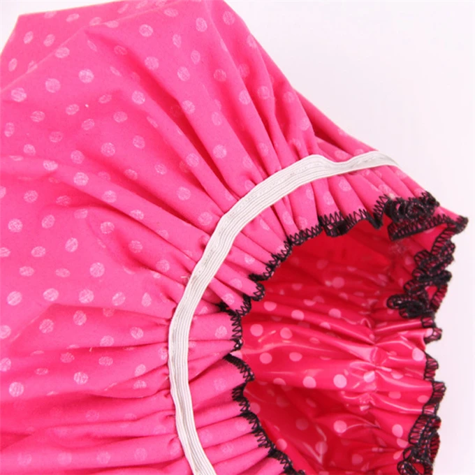 
Many Years Factory In Stock Wholesale Waterproof Coated Cotton Shower Cap Hair Turban 