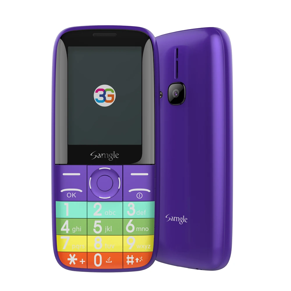 
Hot Selling 2.4 inch 3G Feature Phone Bar Type Dual Sim Card 