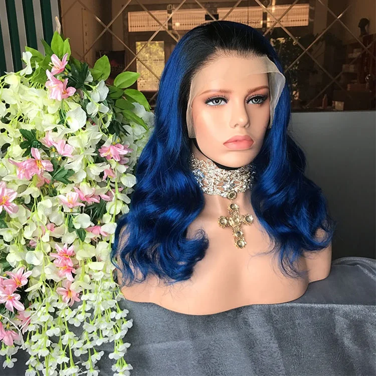 2019 Hot Selling Blue Ash Blonde Lace Wig Tina Turner Hair Lace Wigs For Beautiful Model