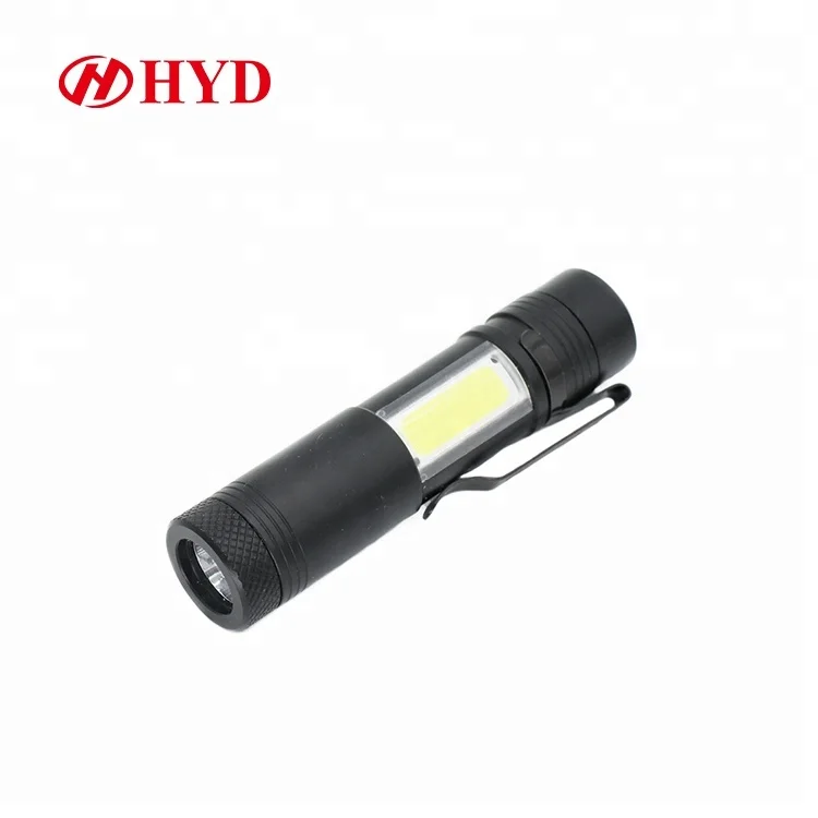 Портативный УДАРА мистер свет Светодиодный Фонарик maglite фонарик вспышки факел с металлическим зажимом батарейки АА
