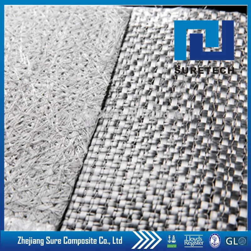 E-GLASS 800/300gsm GRP Сплетенные Ровинг Combo Мат, стеклохолст