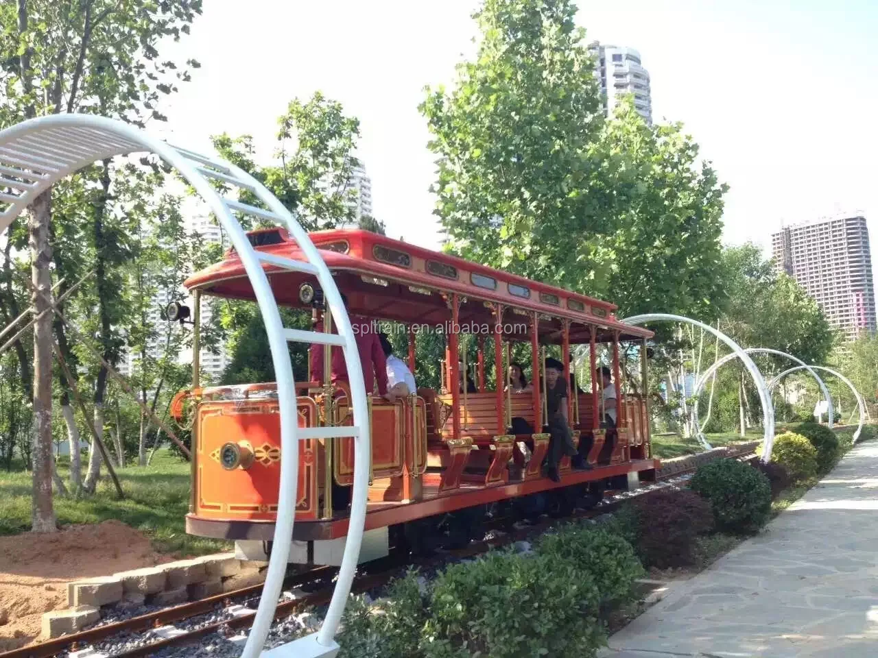 
Rail tram passenger trolley 24 inch track space 