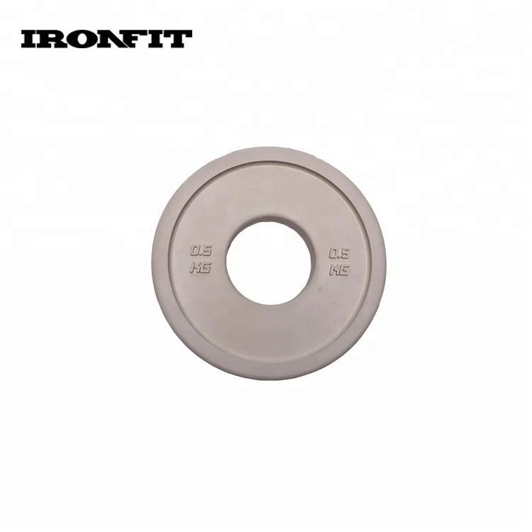 0.125 To 2.5 KG Weight Lifting Change Plates Coloured Rubber Fractional Plate