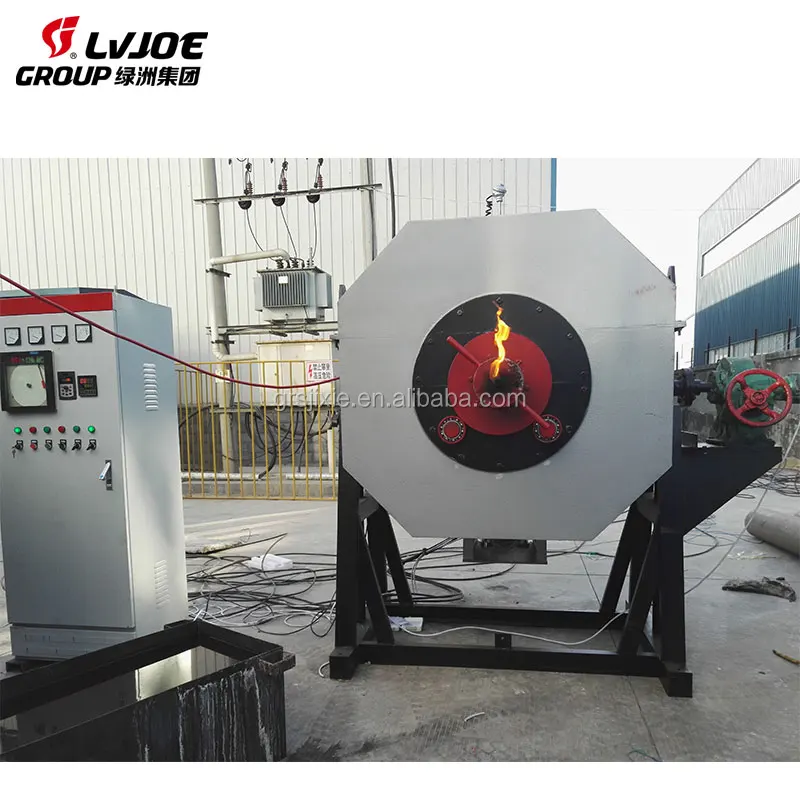 Good quality tractor car electrical instrument recycling hybrid tilting rotary furnace