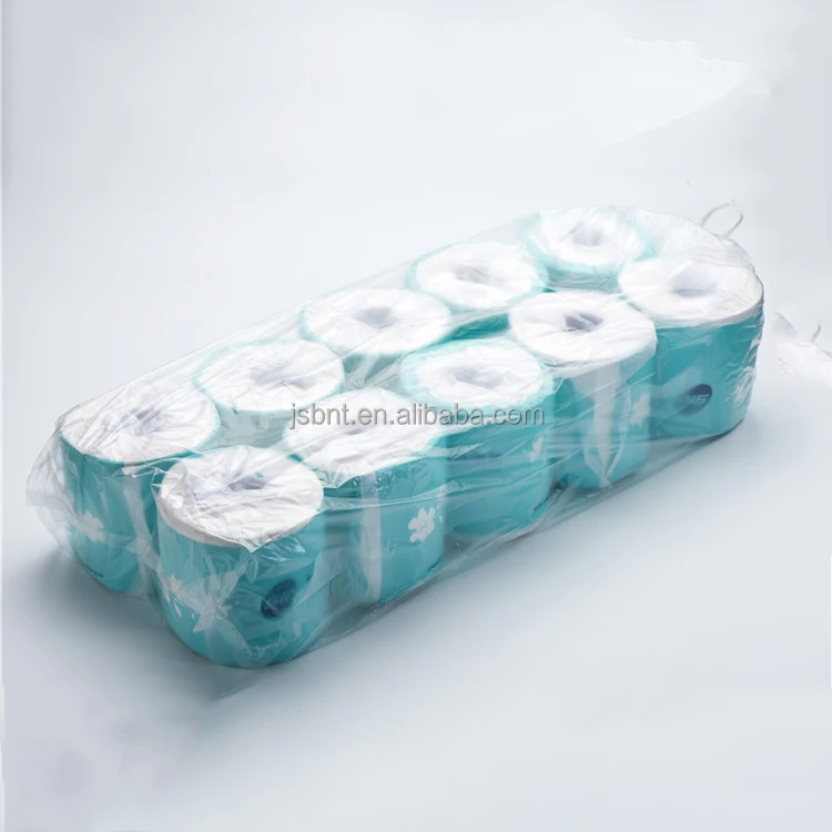 100% Recycle Pulp White Tissue Roll Natural Paper Napkin 2 Ply 160 Sheets Tissue Paper Custom Embossing Toilet Paper