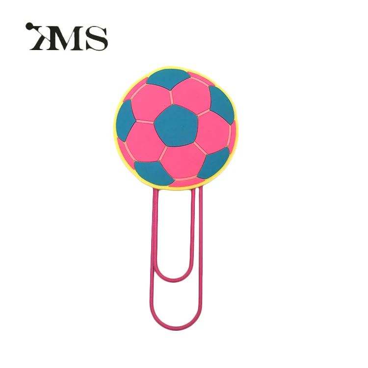 
Custom pvc shape soft cute paper clip 
