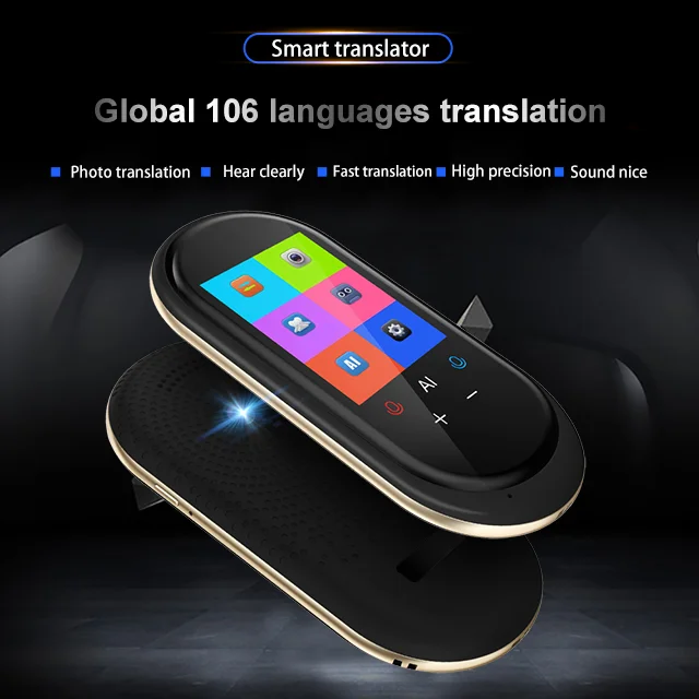 106 languages Al assistant mini photo voice translation device pocket translator