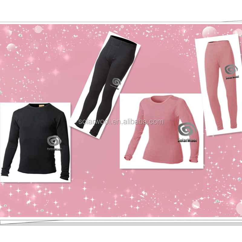 
Merino Wool Crew Neck Long Johns 