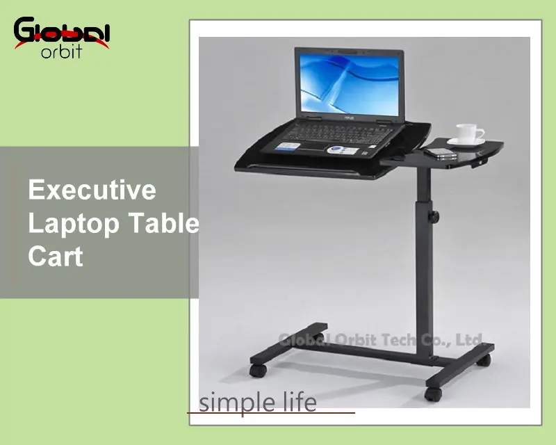 Office Furniture Over Bed Table Wooden Adjustable Laptop Bed Table